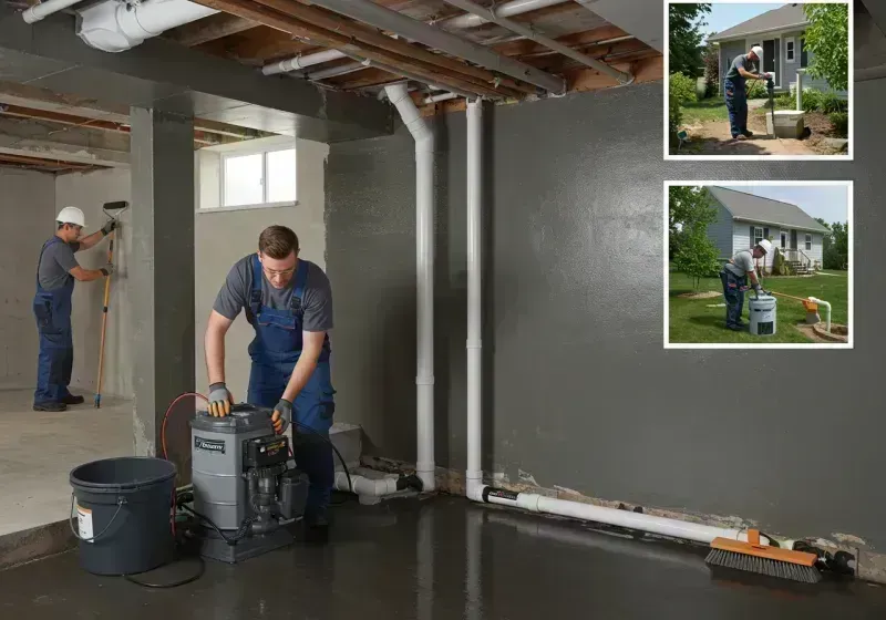 Basement Waterproofing and Flood Prevention process in Hebron, IL